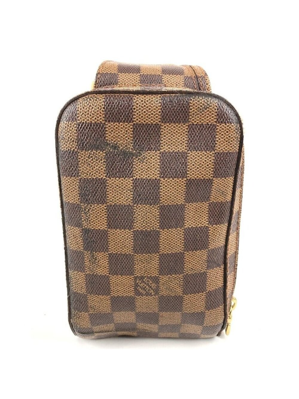 Louis Vuitton Belt Bag Geronimos Vintage Damier Canvas Ebene Brown - Picture 1 of 9